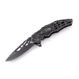 Stainless Steel Folding Knife Outdoor Folding Self-defense Multifunctional Survival