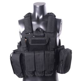 Multi Functional Camouflage Combat Vest 8-piece Military Camouflage Training Equipment