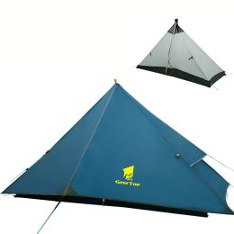 Outdoor Beach Camping Portable Rain Proof Pyramid Camping Tent