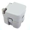 5.3 Gallon 20L Flush Outdoor Indoor Travel Camping Portable Toilet for Car; Boat; Caravan; Campsite; Hospital; Gray