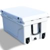 White outdoor Camping Picnic Fishing portable cooler 65QT Portable Insulated Cooler Box