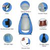 1-2 Person Portable Pop Up Toilet Shower Tent Changing Room Dressing Tent Camping Shelter Blue