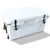 White outdoor Camping Picnic Fishing portable cooler 65QT Portable Insulated Cooler Box