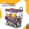 Outdoor Garden Park Utility kids wagon portable beach trolley cart camping foldable folding wagon