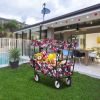 Outdoor Garden Park Utility kids wagon portable beach trolley cart camping foldable folding wagon