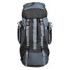 Outdoor Sport 70L Travel Hiking Camping Backpack big Rucksack Bag Black