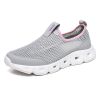 Male Slip-on Mesh Running Trainers Men Outdoor Aqua Shoes Breathable Lightweight Quick-drying Wading Water Sport Camping Sneaker