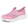 Male Slip-on Mesh Running Trainers Men Outdoor Aqua Shoes Breathable Lightweight Quick-drying Wading Water Sport Camping Sneaker