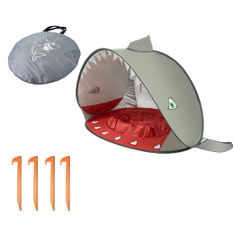 New Stylish Kids Beach Holiday Shade Splash Tent (Color: Shark Gray, Type: Car Tent)