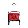 Outdoor Folding Wagon Garden ;  Large Capacity Folding Wagon Garden Shopping Beach Cart ; Heavy Duty Foldable Cart;  for Outdoor Activities;  Beaches;