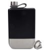 1pc Premium Hip Flask For Whiskey; Stainless Steel Hip Flask With Funnel; Leakproof Camping Whiskey Flask; Portable Cap Hip Pocket Flask For Outdoor;